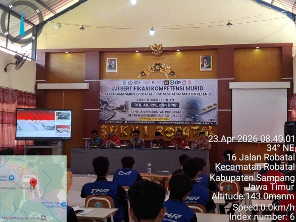 Sertifikasi Kompetensi Murid SMK 2026 di SMKN 1 Robatal : Menguatkan Daya Saing Lulusan Menuju Dunia Kerja Profesional