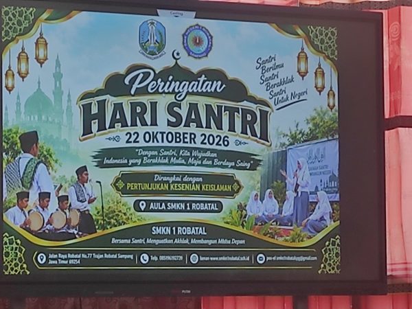 SMKN 1 Robatal Peringati Hari Santri Nasional 22 Oktober 2026 dengan Semangat Religius dan Nasionalisme